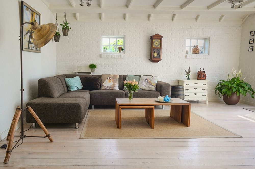 Coastal living room on a Burleigh Heads rental property managed by Red Gum Property Management